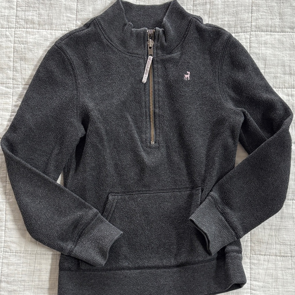Old Navy Dark Gray Fleece Pullover. Sz Sm (6/7)
